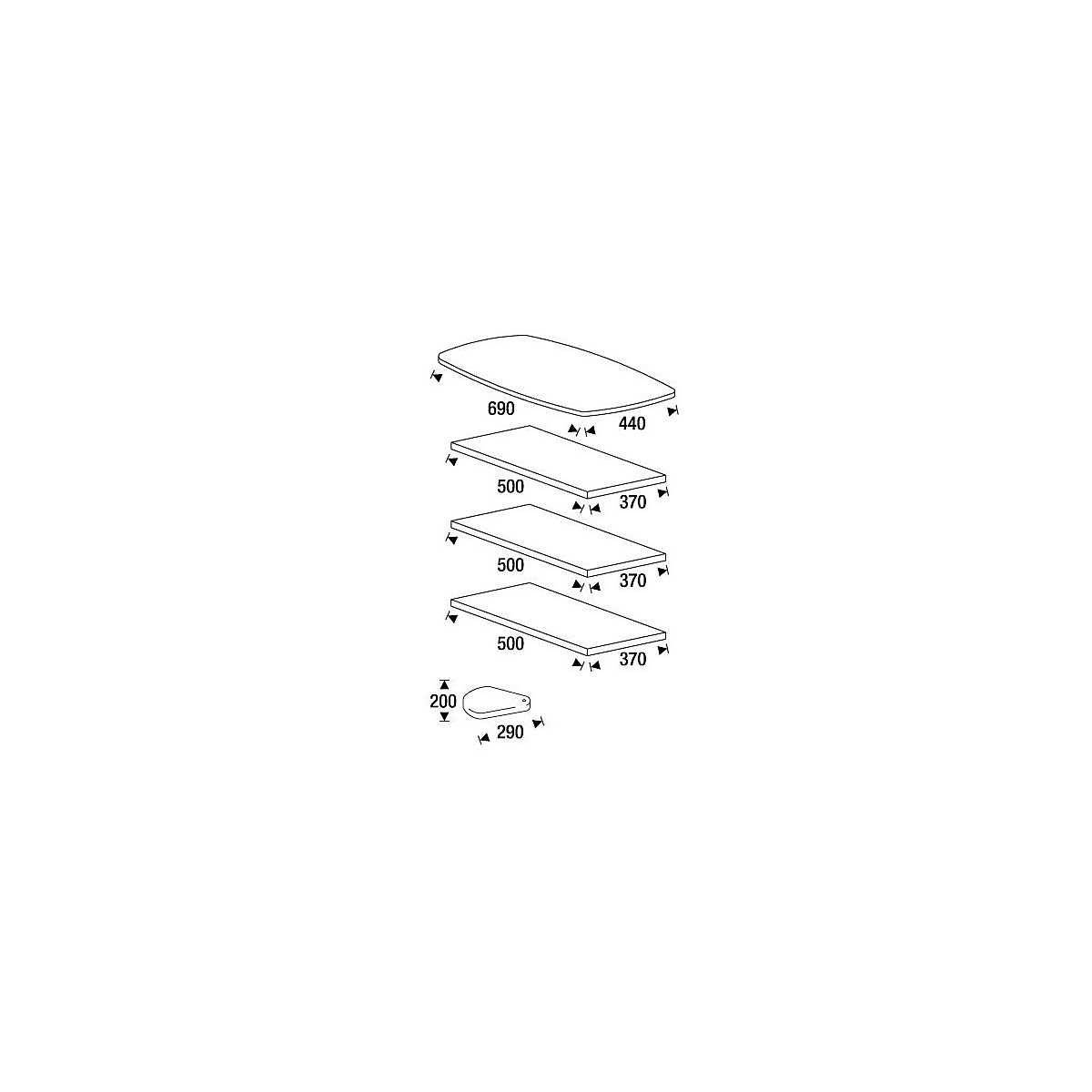 Table informatique VIRTUAL ALTA (Illustration du produit 5)-4