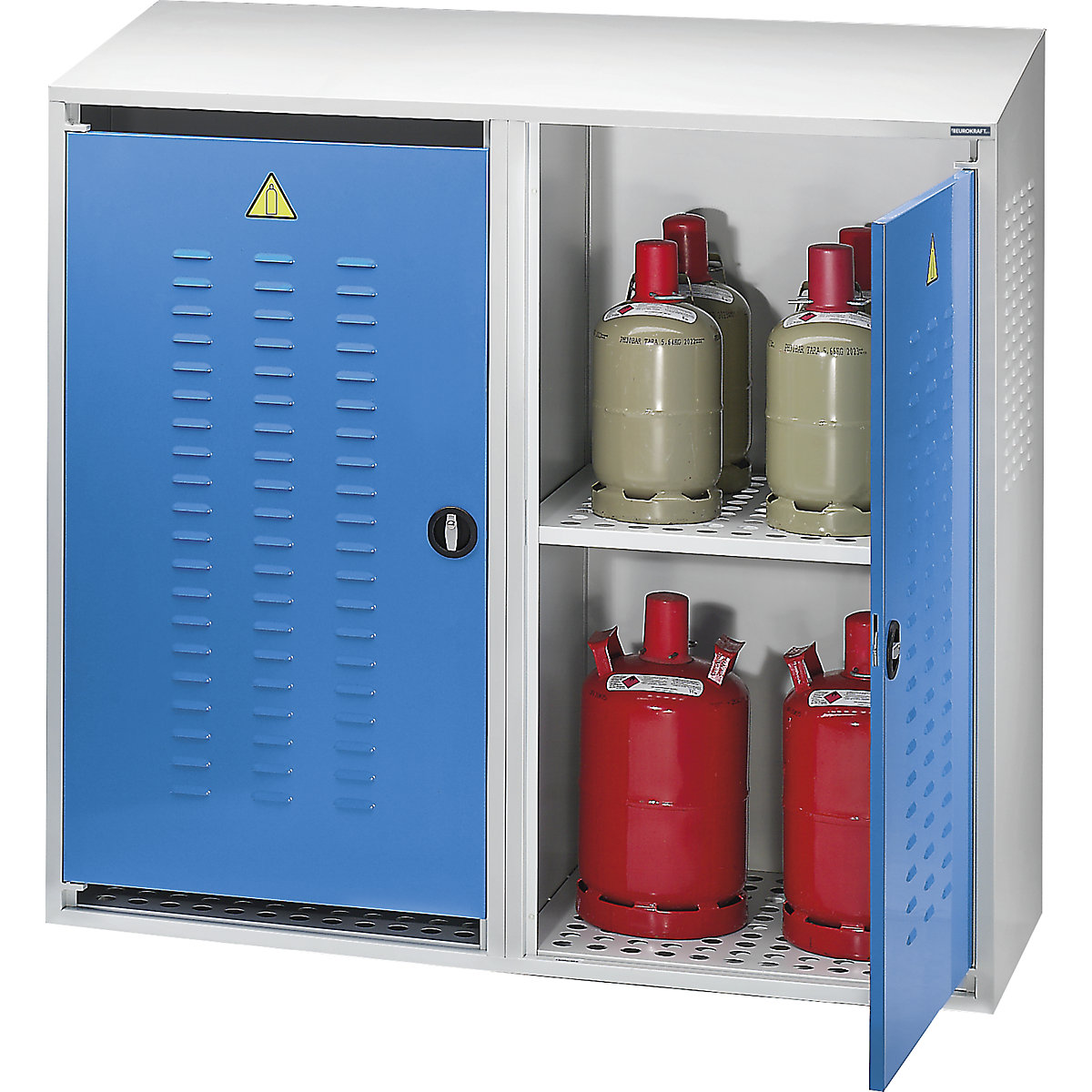 Armoire pour bouteilles de gaz – eurokraft pro (Illustration du produit 3)-2