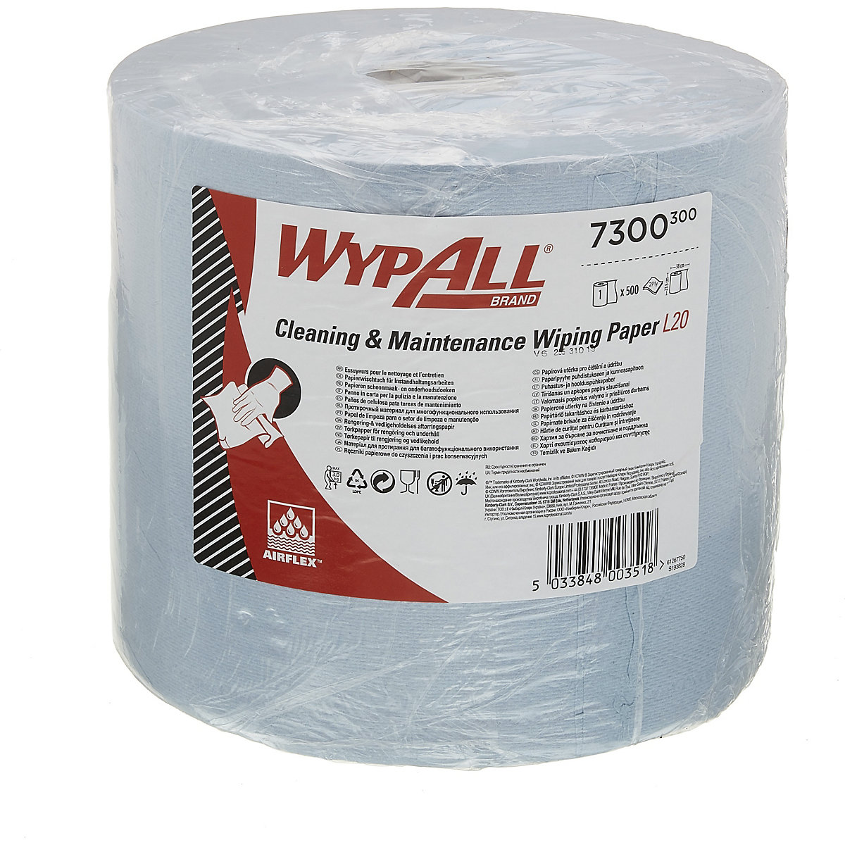 Ręczniki papierowe WypAll®, duża rolka 7300 – Kimberly-Clark