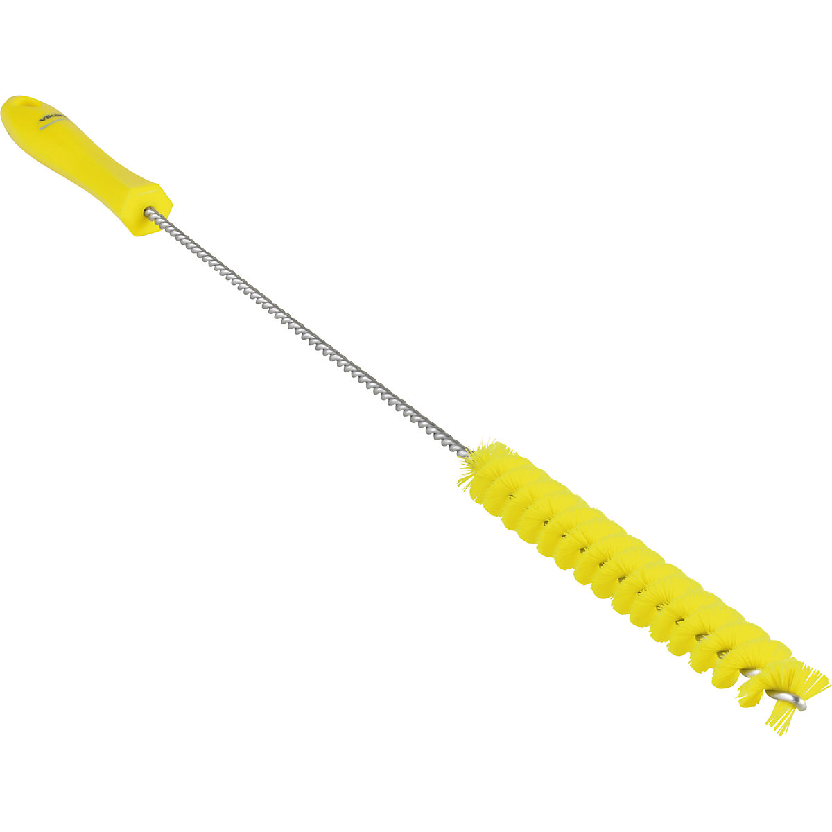 Szczotka do czyszczenia rur z uchwytem – Vikan, średnie, Ø 20 mm, opak. 15 szt., żółty-0
