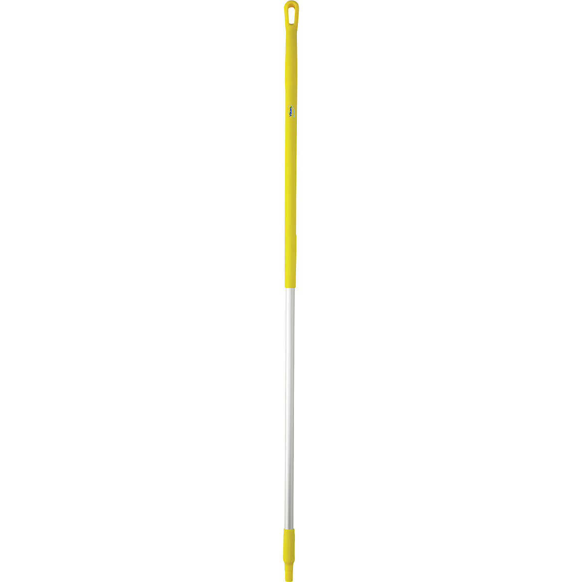 Kij z aluminium, ergonomiczny – Vikan, Ø 31 mm, dł. 1510 mm, opak. 10 szt., żółty-0