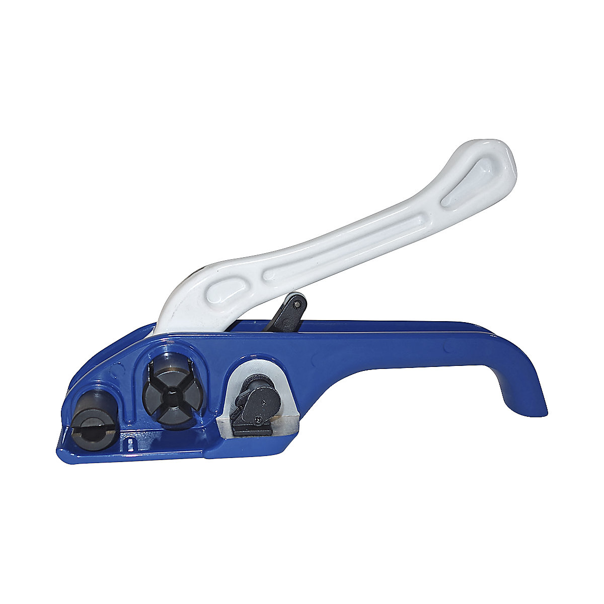 Dispozitiv de tensionare pentru bandă de legat ranforsată PET – ratioform, manual, mecanism cu o pârghie, pentru lățimea benzii 25 mm-0