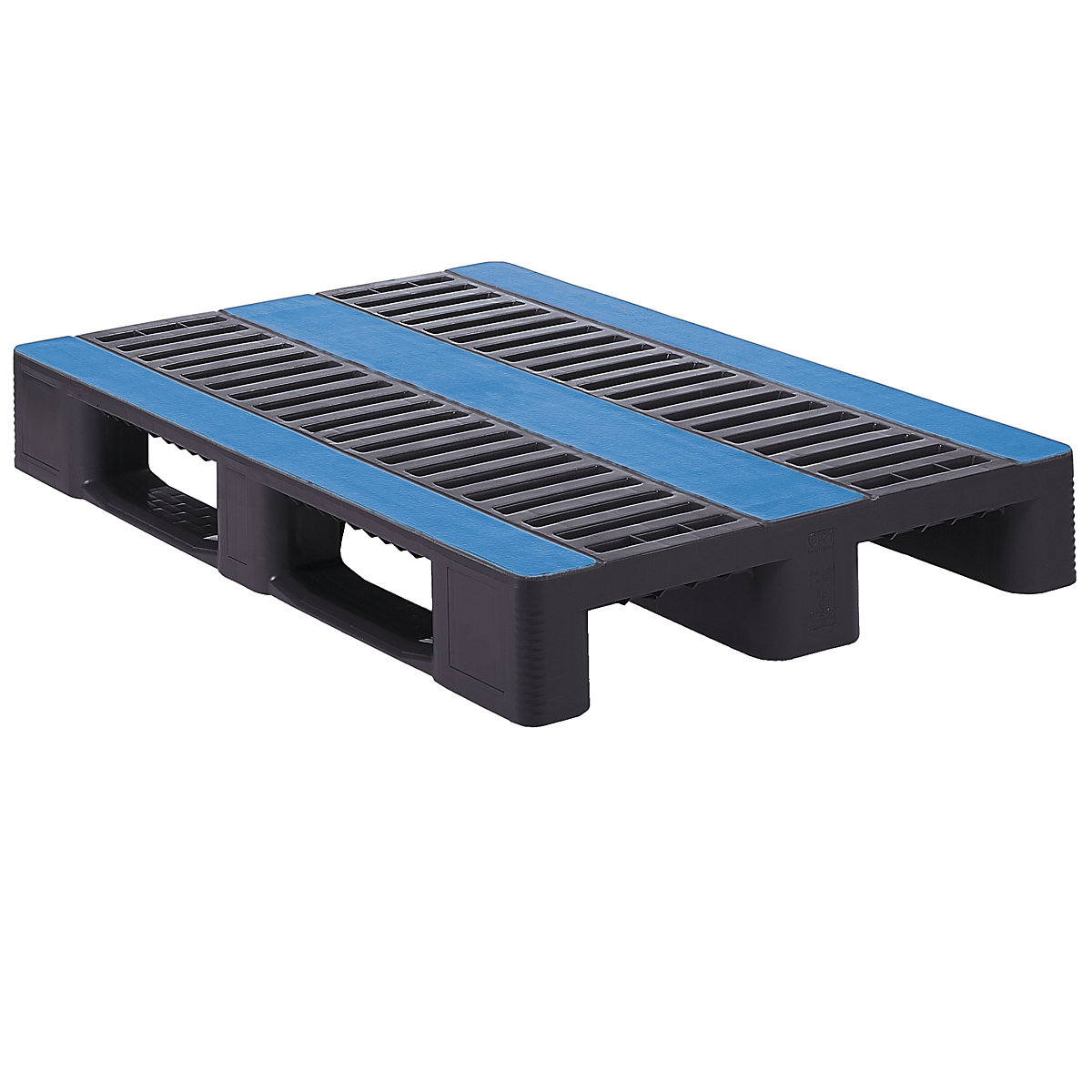 Palet pentru sarcini mari, cu strat antiderapant, cu 3 tălpi și profile de rigidizare, lățime 800 mm, minimum 10 buc.