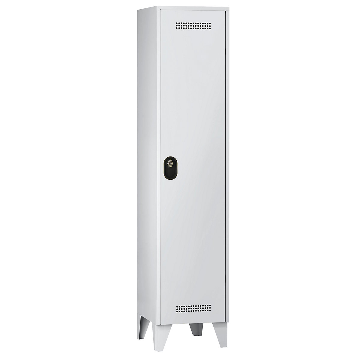 Armadietto Köln – Wolf, 1 scomparto, grigio chiaro, 400 mm-0