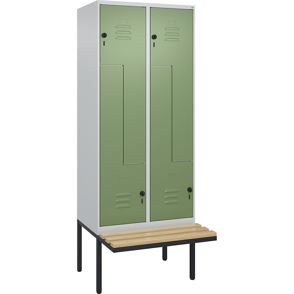 Armadietto a Z Classic PLUS con panca – C+P (Foto prodotto 2)-1