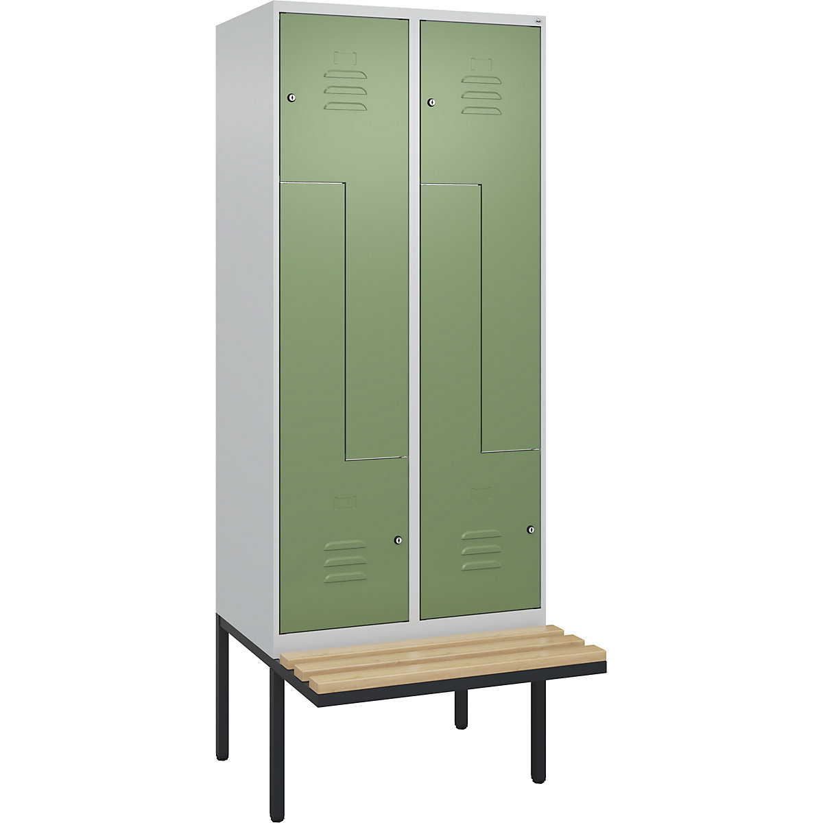 Armadietto a Z Classic PLUS con panca – C+P (Foto prodotto 2)-1