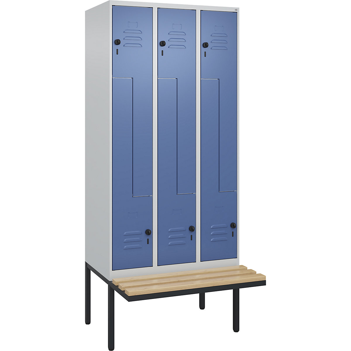 Armadietto a Z Classic PLUS con panca – C+P (Foto prodotto 2)-1