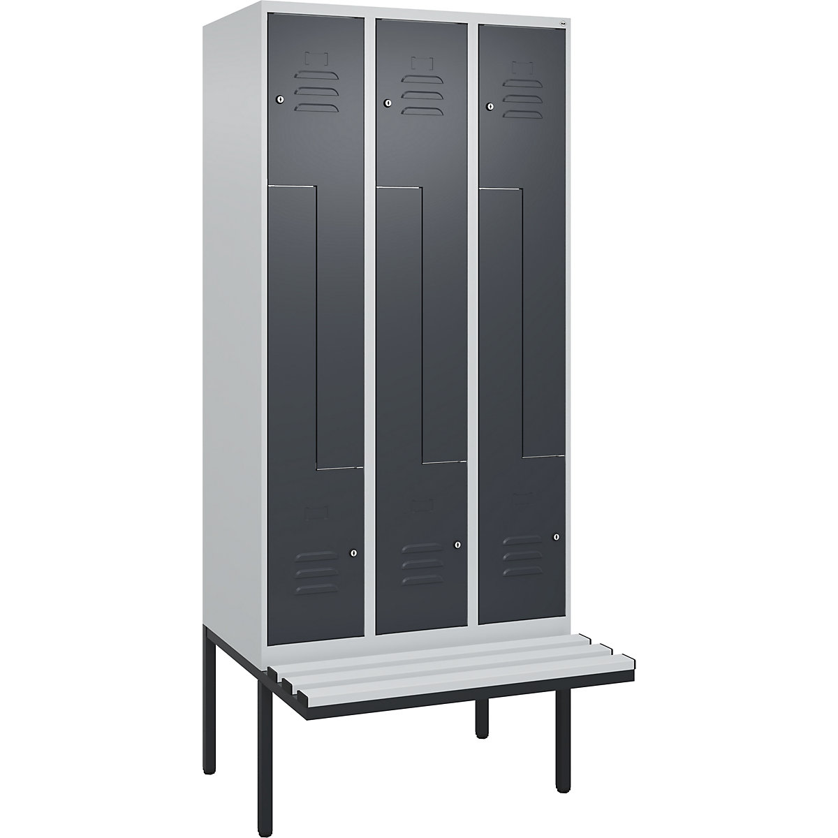 Armadietto a Z Classic PLUS con panca – C+P (Foto prodotto 2)-1