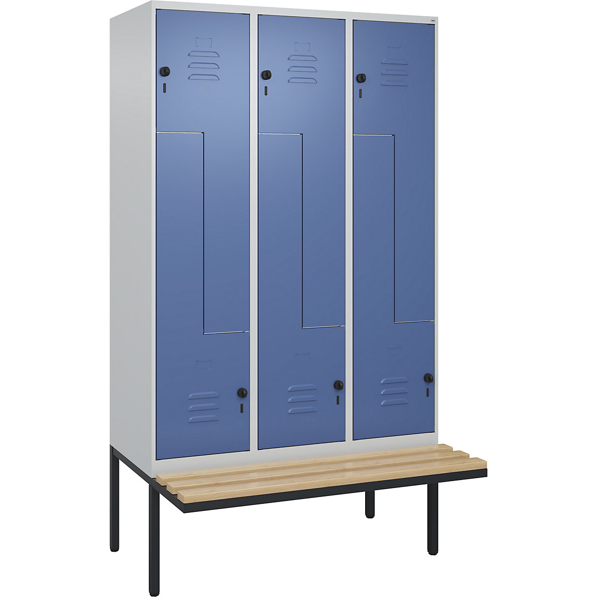 Armadietto a Z Classic PLUS con panca – C+P (Foto prodotto 2)-1