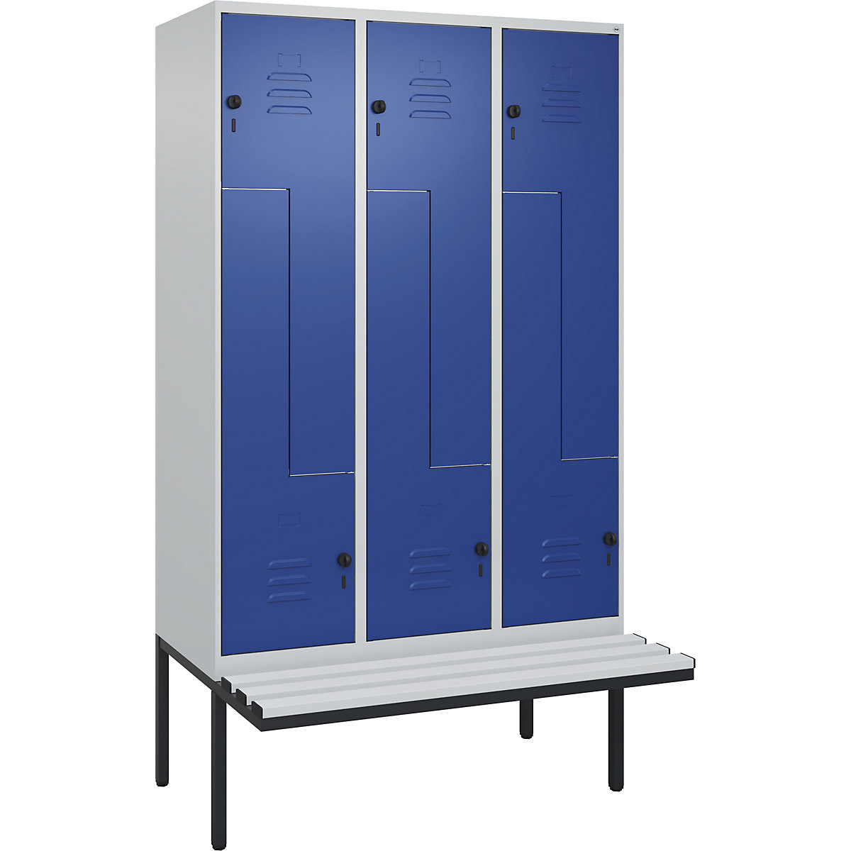 Armadietto a Z Classic PLUS con panca – C+P (Foto prodotto 2)-1