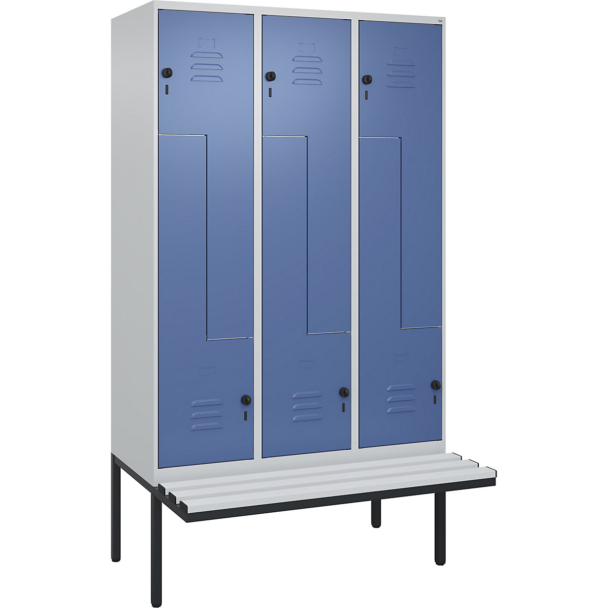 Armadietto a Z Classic PLUS con panca – C+P (Foto prodotto 2)-1