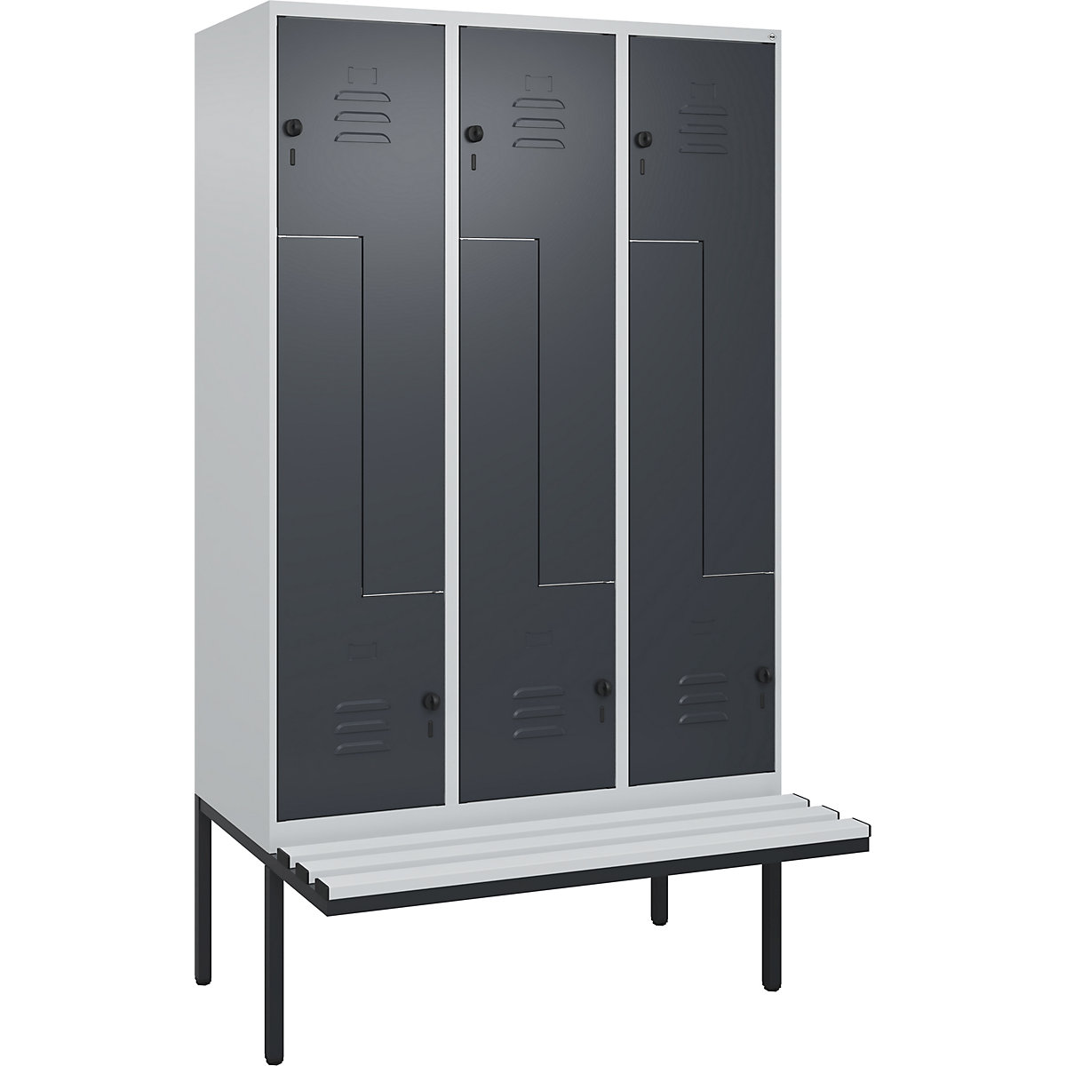 Armadietto a Z Classic PLUS con panca – C+P (Foto prodotto 2)-1