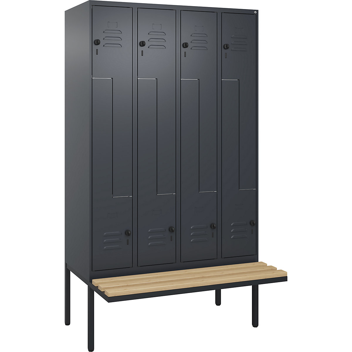 Armadietto a Z Classic PLUS con panca – C+P (Foto prodotto 2)-1