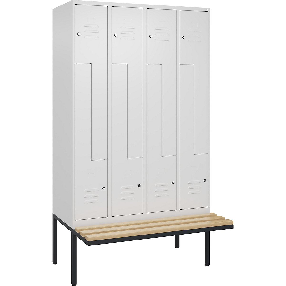 Armadietto a Z Classic PLUS con panca – C+P (Foto prodotto 2)-1