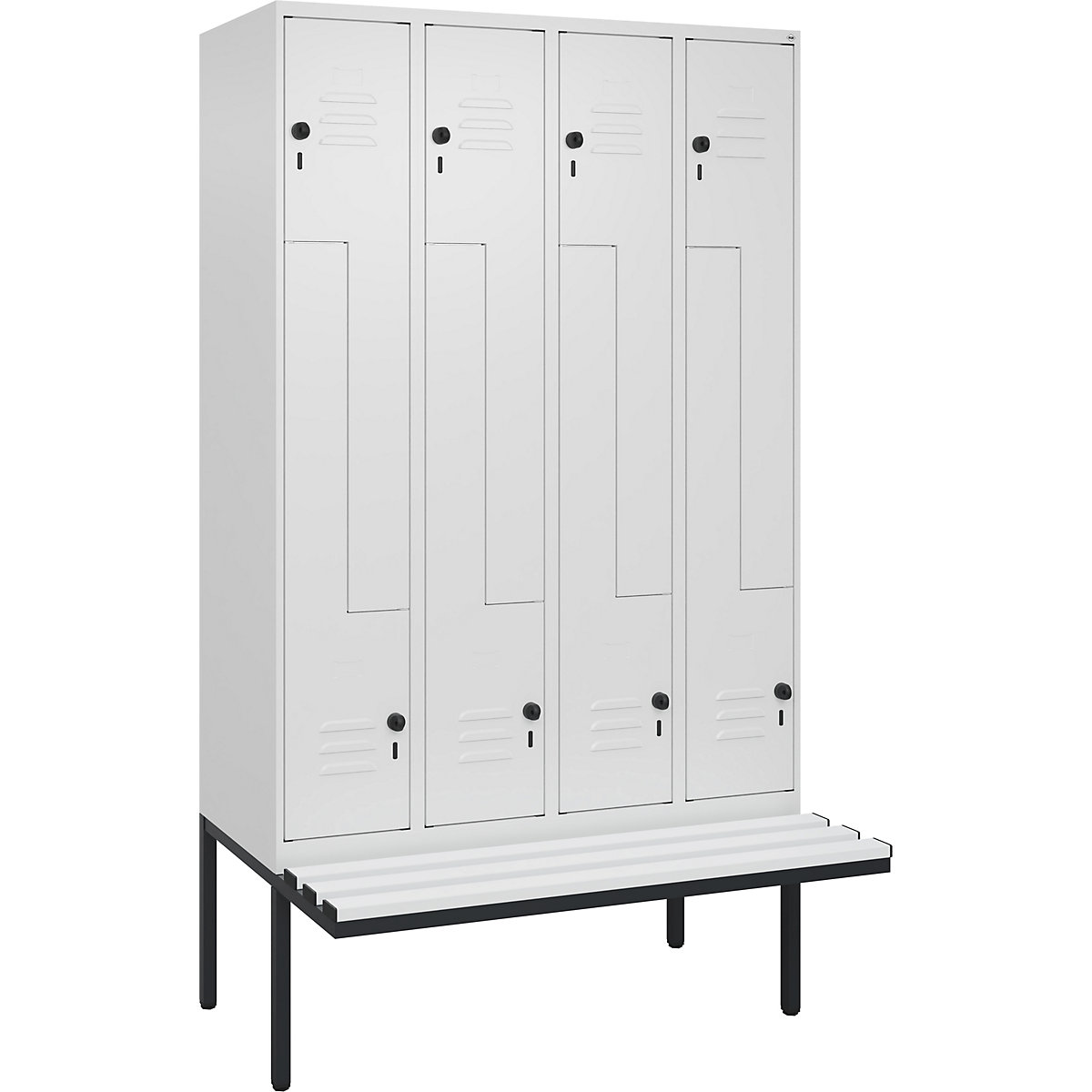 Armadietto a Z Classic PLUS con panca – C+P (Foto prodotto 2)-1