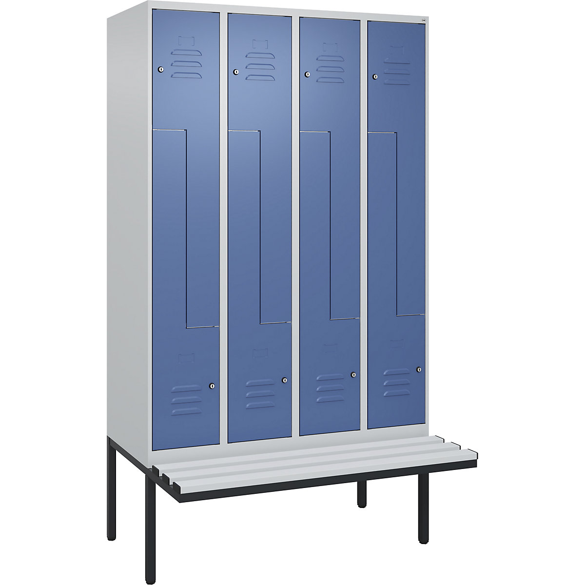 Armadietto a Z Classic PLUS con panca – C+P (Foto prodotto 2)-1