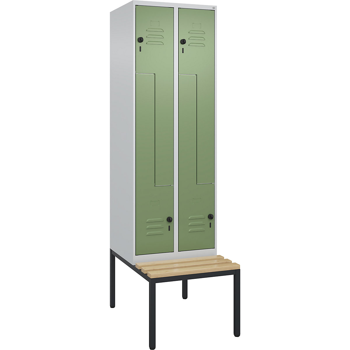 Armadietto a Z Classic PLUS con panca – C+P (Foto prodotto 2)-1
