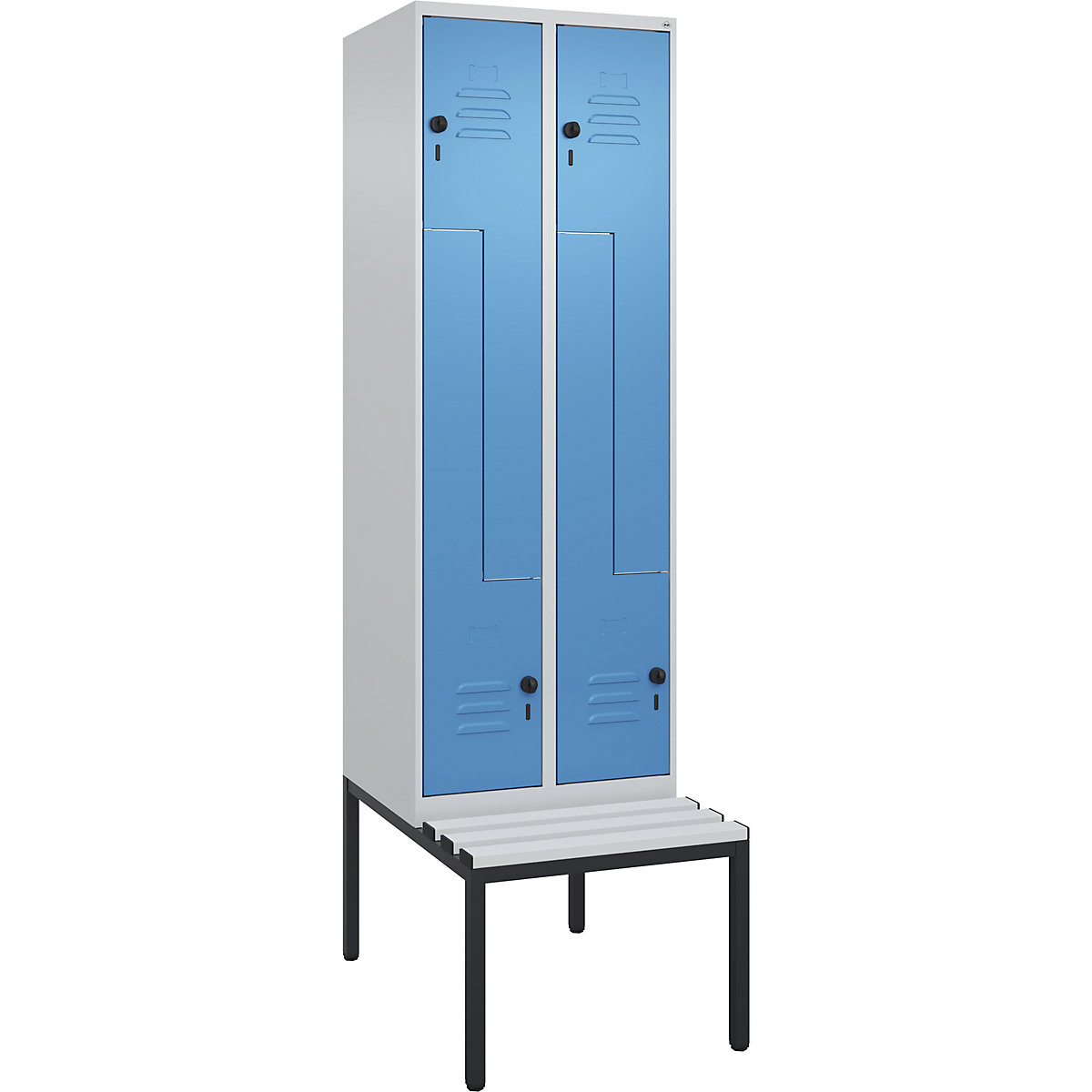 Armadietto a Z Classic PLUS con panca – C+P (Foto prodotto 2)-1