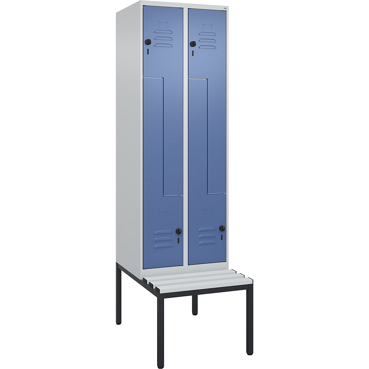 Armadietto a Z Classic PLUS con panca – C+P (Foto prodotto 2)-1