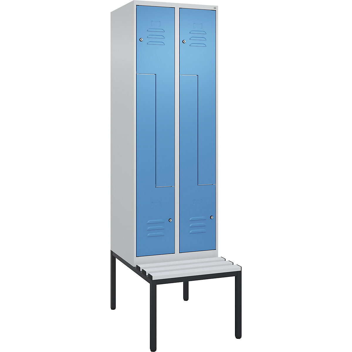 Armadietto a Z Classic PLUS con panca – C+P (Foto prodotto 2)-1