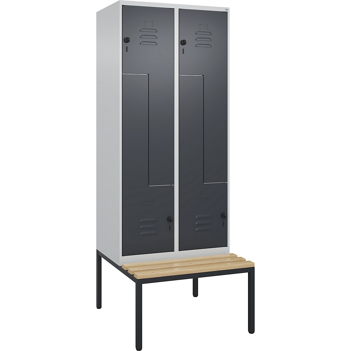 Armadietto a Z Classic PLUS con panca – C+P (Foto prodotto 2)-1