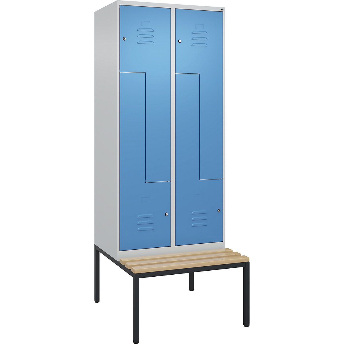 Armadietto a Z Classic PLUS con panca – C+P (Foto prodotto 2)-1