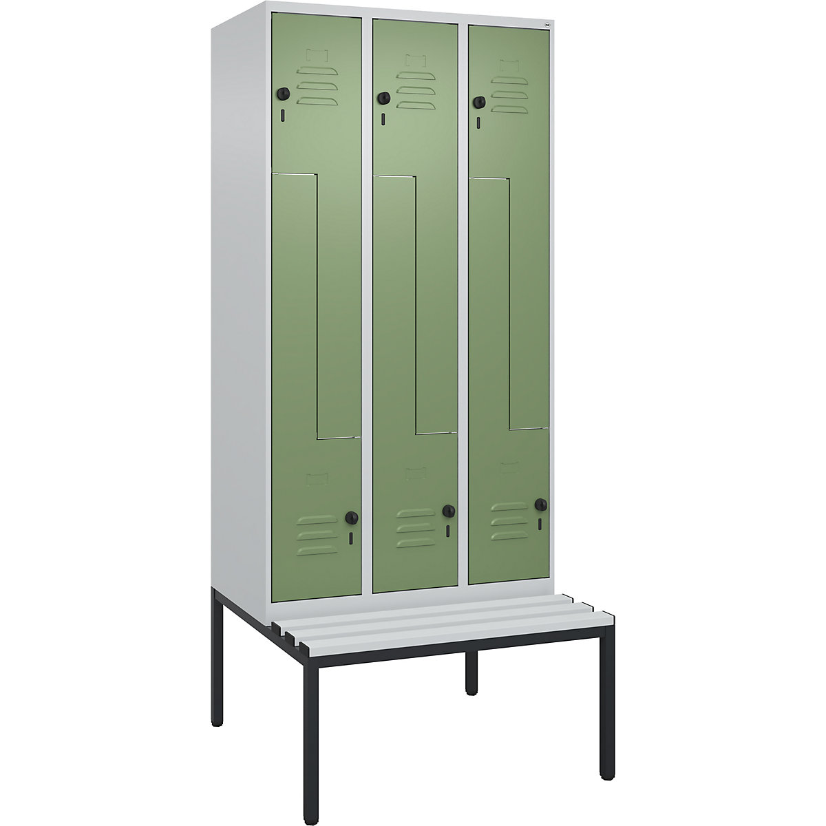 Armadietto a Z Classic PLUS con panca – C+P (Foto prodotto 2)-1