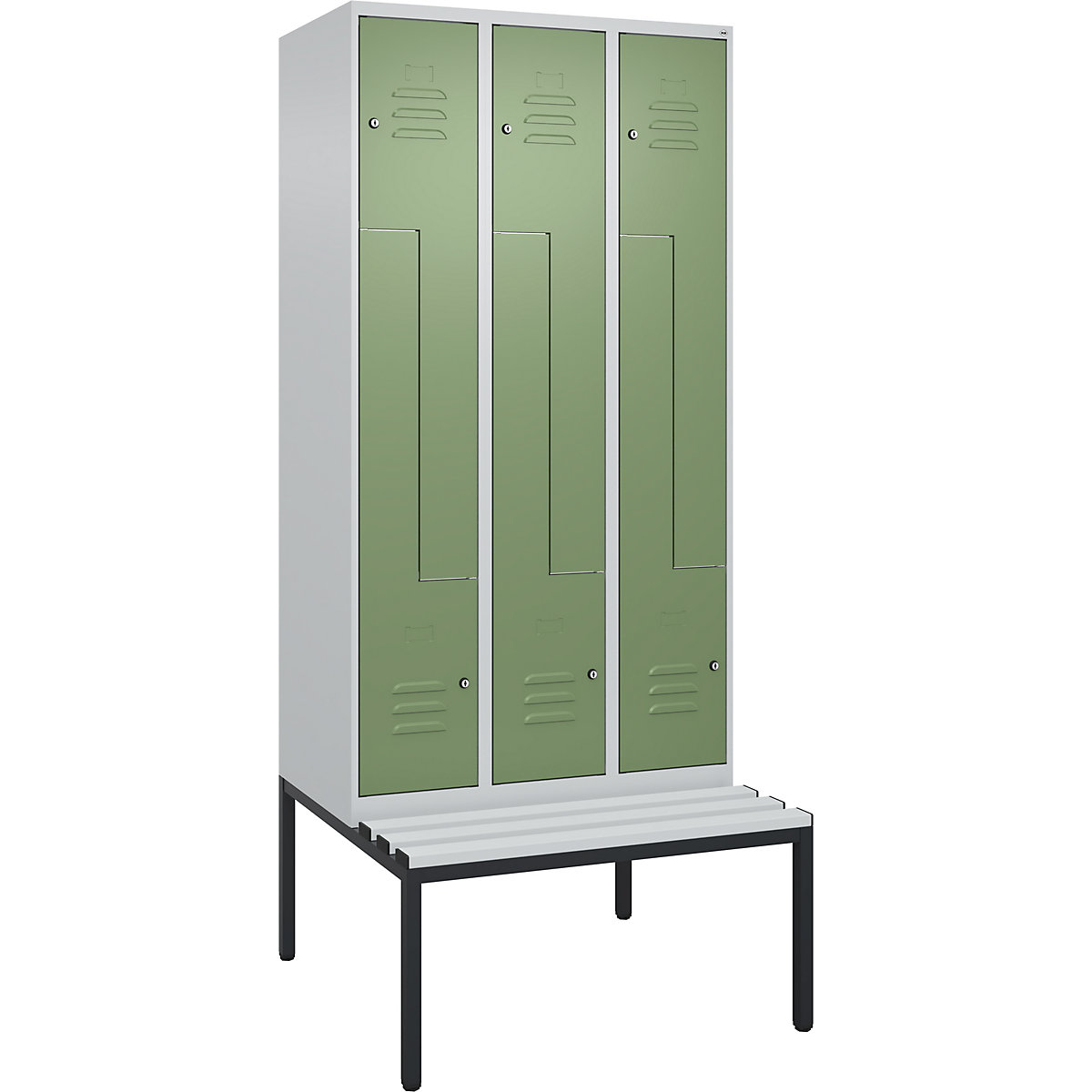 Armadietto a Z Classic PLUS con panca – C+P (Foto prodotto 2)-1