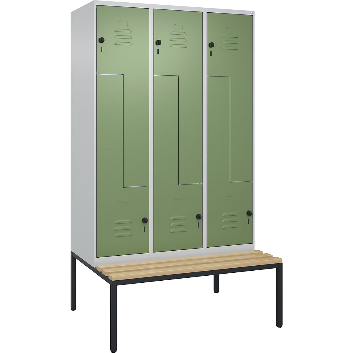 Armadietto a Z Classic PLUS con panca – C+P (Foto prodotto 2)-1