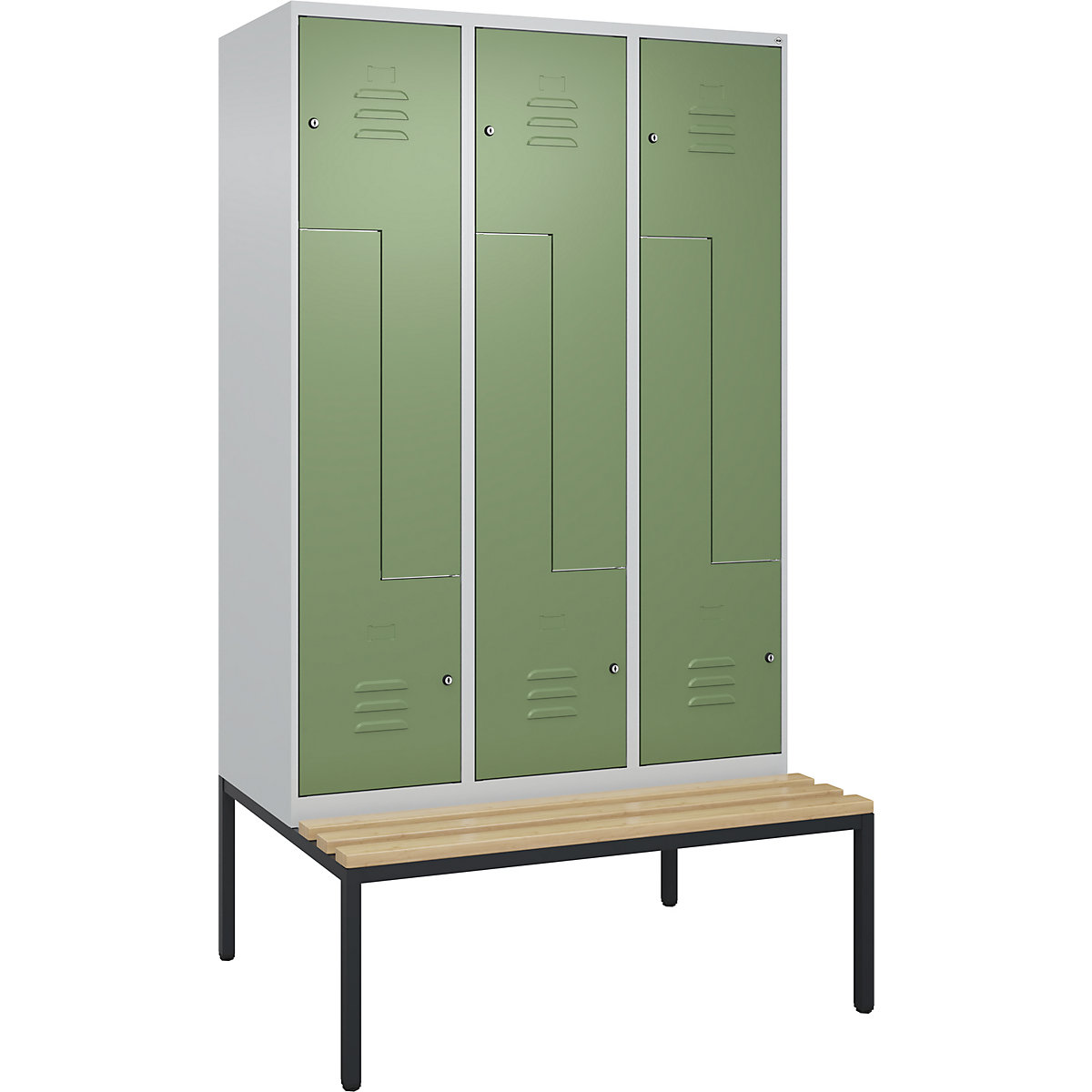 Armadietto a Z Classic PLUS con panca – C+P (Foto prodotto 2)-1