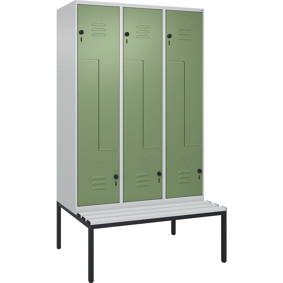 Armadietto a Z Classic PLUS con panca – C+P (Foto prodotto 2)-1