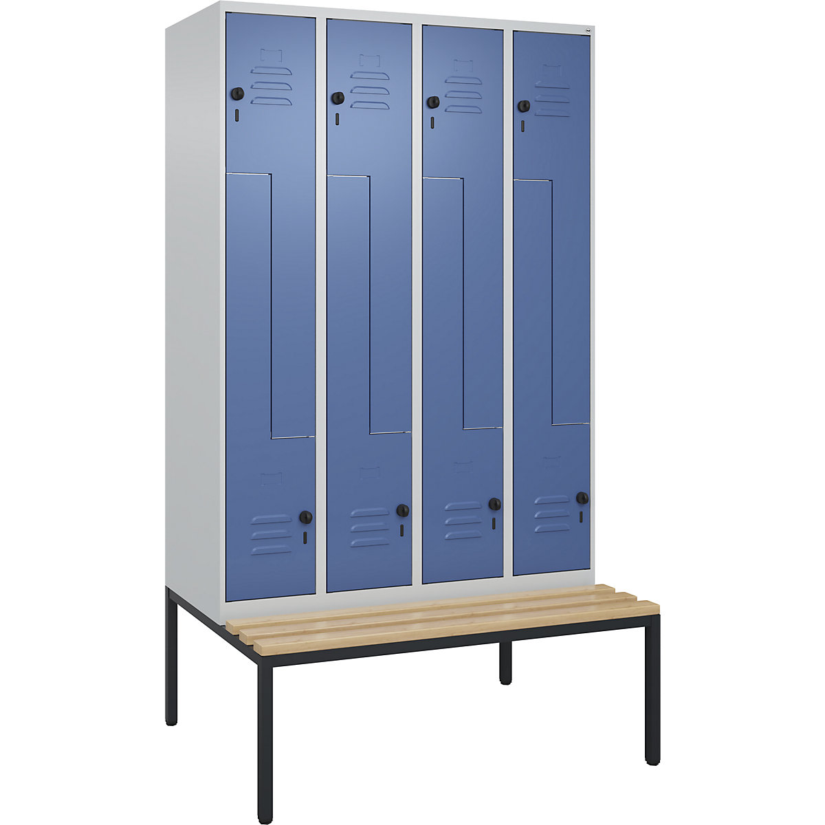 Armadietto a Z Classic PLUS con panca – C+P (Foto prodotto 2)-1