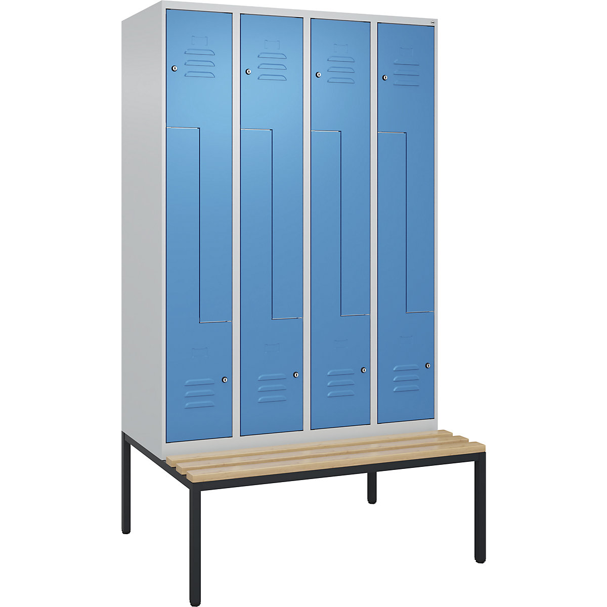 Armadietto a Z Classic PLUS con panca – C+P (Foto prodotto 2)-1