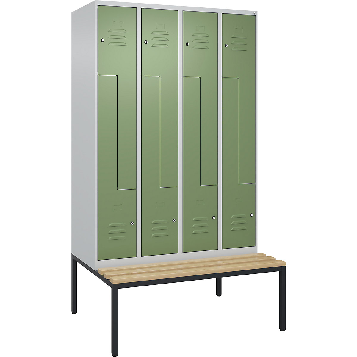 Armadietto a Z Classic PLUS con panca – C+P (Foto prodotto 2)-1
