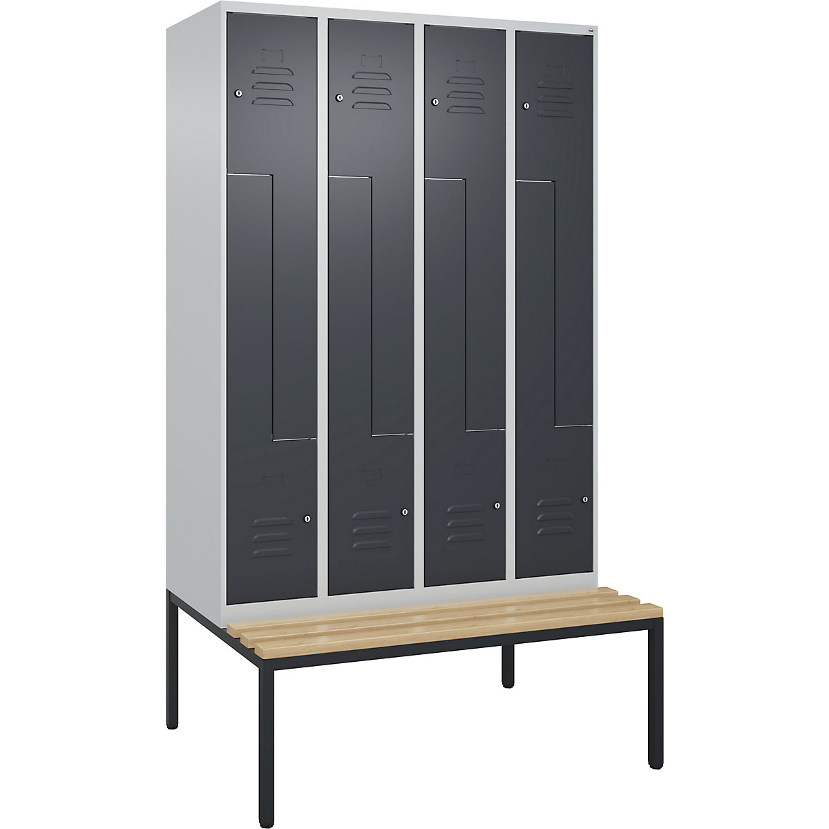 Armadietto a Z Classic PLUS con panca – C+P (Foto prodotto 2)-1