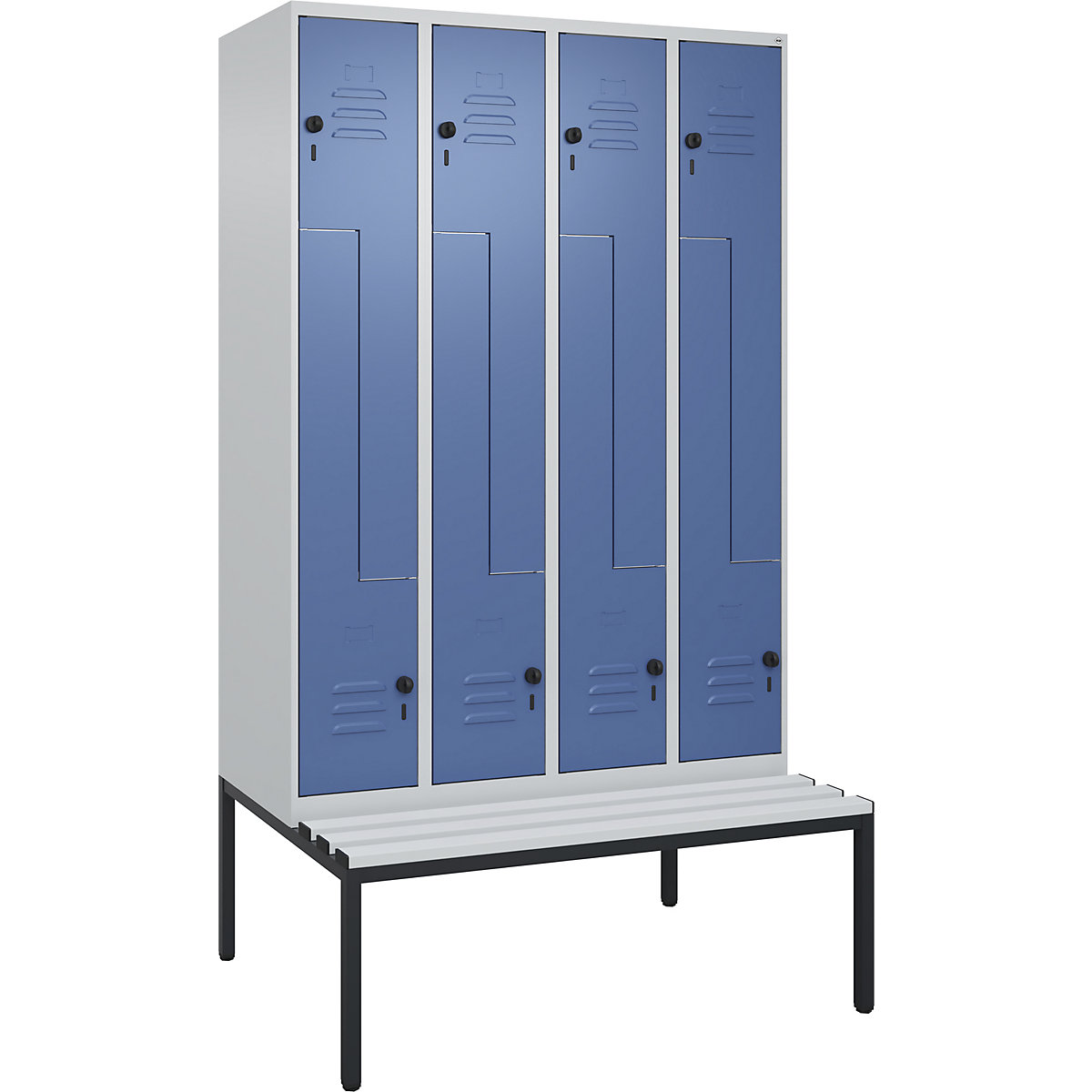 Armadietto a Z Classic PLUS con panca – C+P (Foto prodotto 2)-1