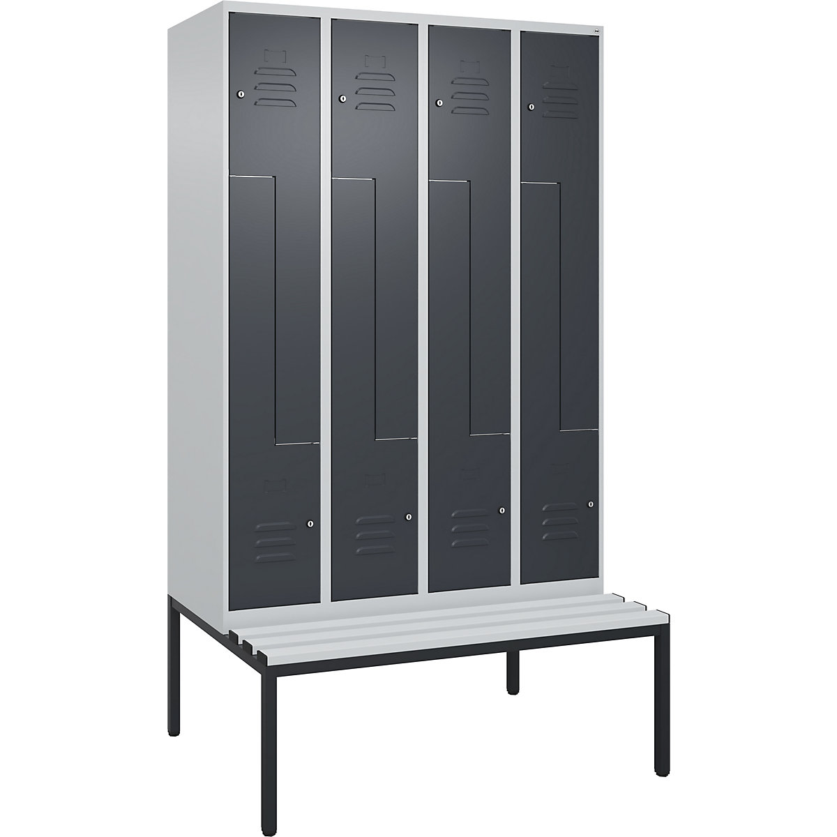 Armadietto a Z Classic PLUS con panca – C+P (Foto prodotto 2)-1