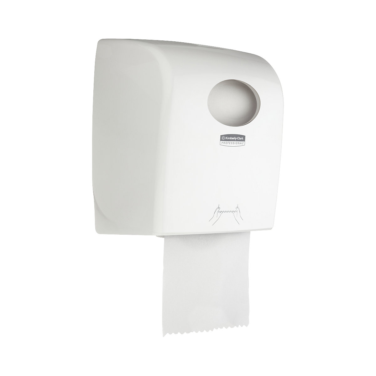 Dispenser di salviette in rotolo Aquarius™ – Kimberly-Clark, per 1 rotolo, in plastica, bianco-0
