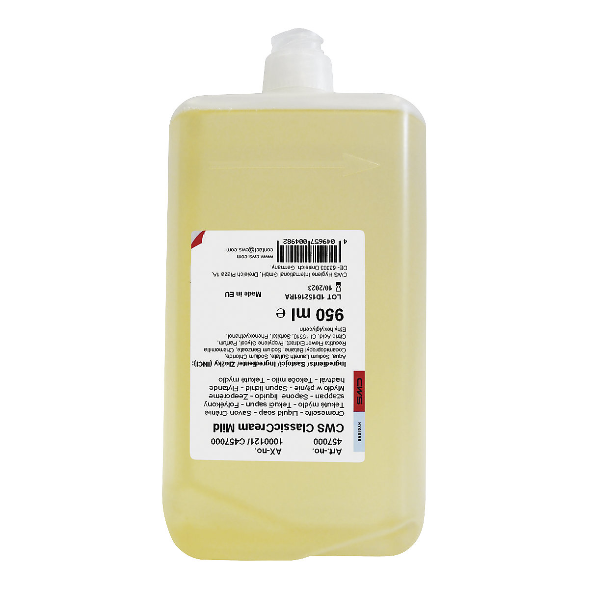 Sapone liquido Classic Cream – CWS