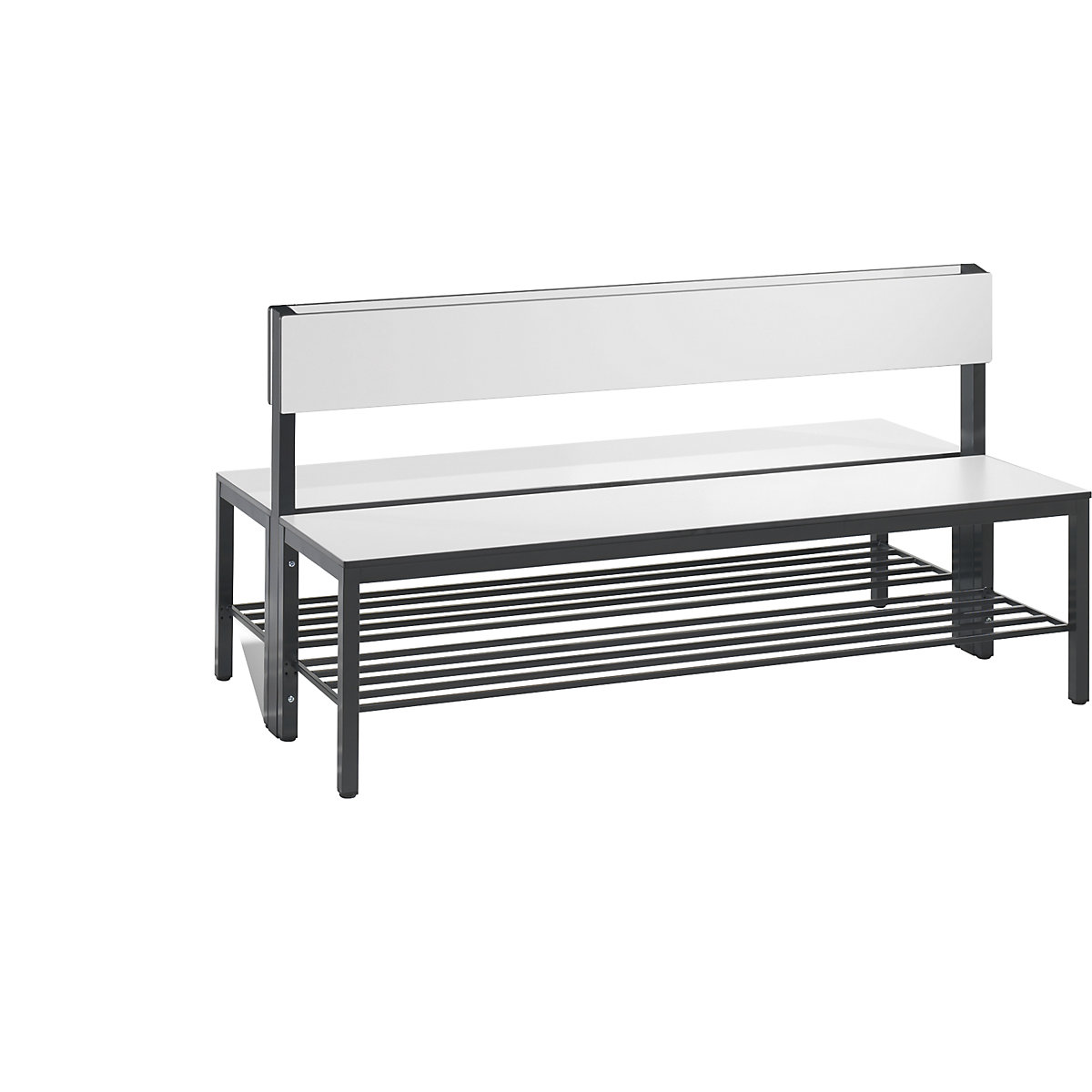 Panca per spogliatoi COMFORT, due lati utili – C+P
