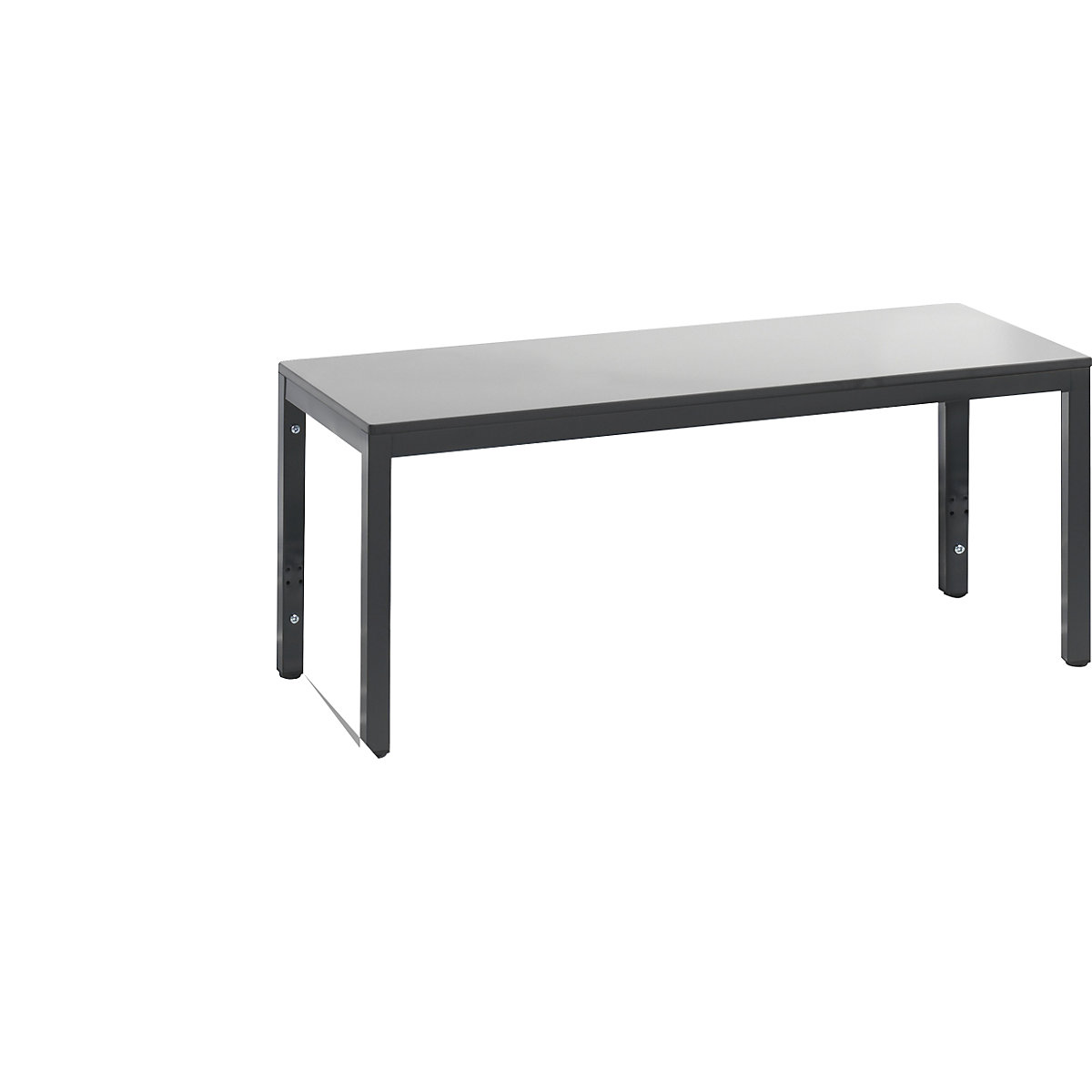 Panca per spogliatoi COMFORT – C+P, seduta in HPL, lunghezza 1000 mm, grigio argento-0