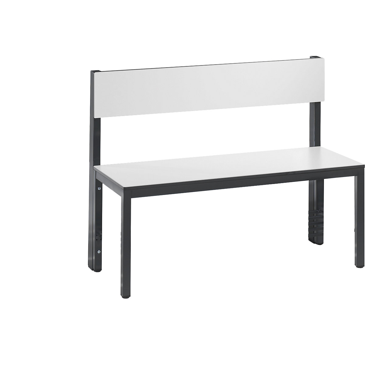 Panca per spogliatoi COMFORT, un lato utile – C+P