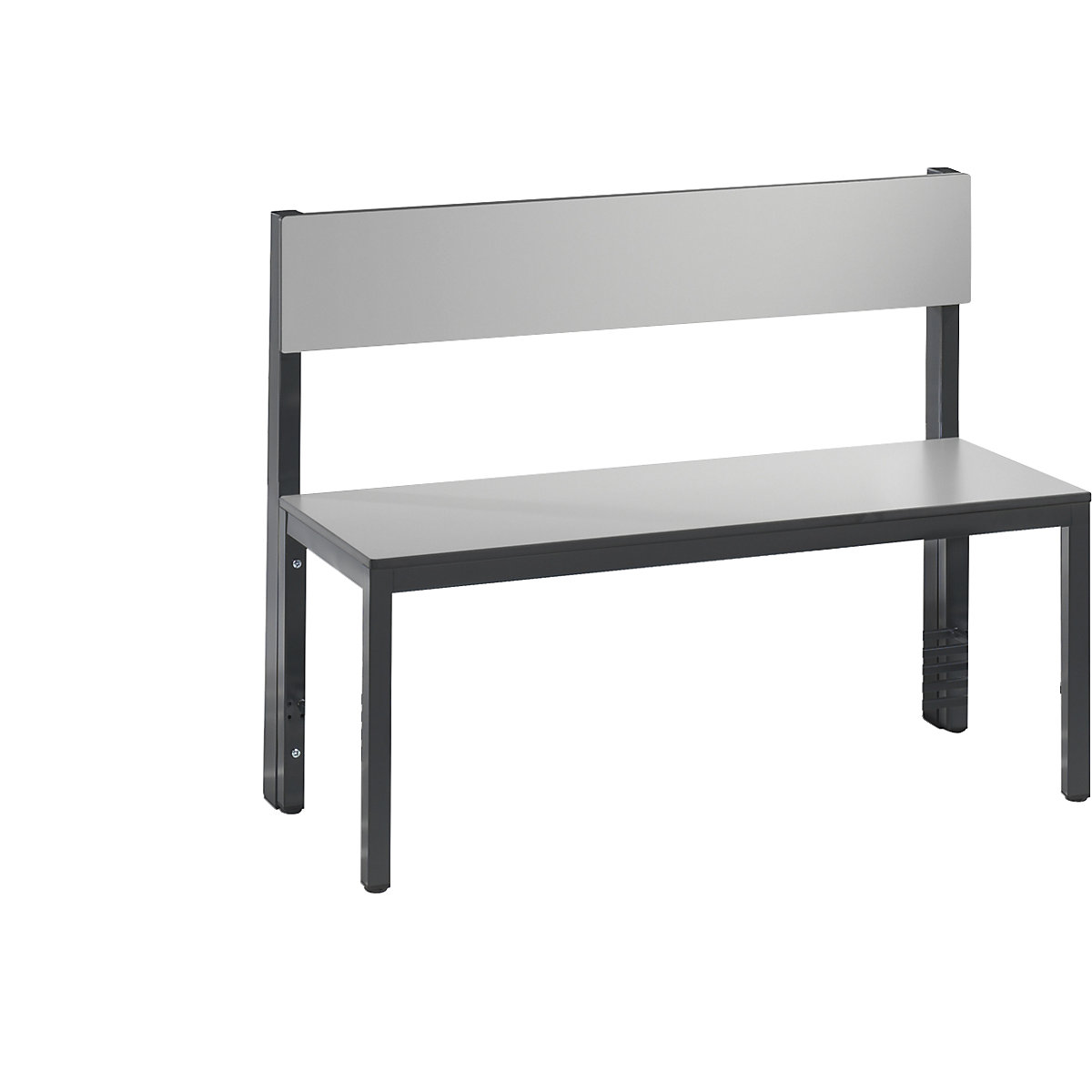 Panca per spogliatoi COMFORT, un lato utile – C+P