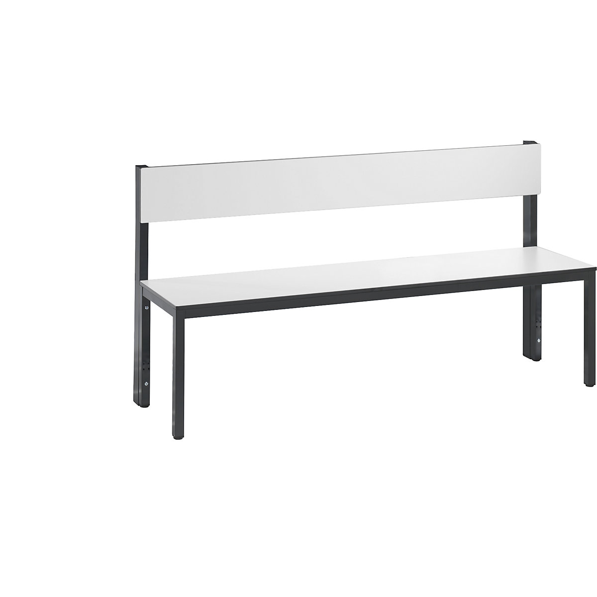 Panca per spogliatoi COMFORT, un lato utile – C+P