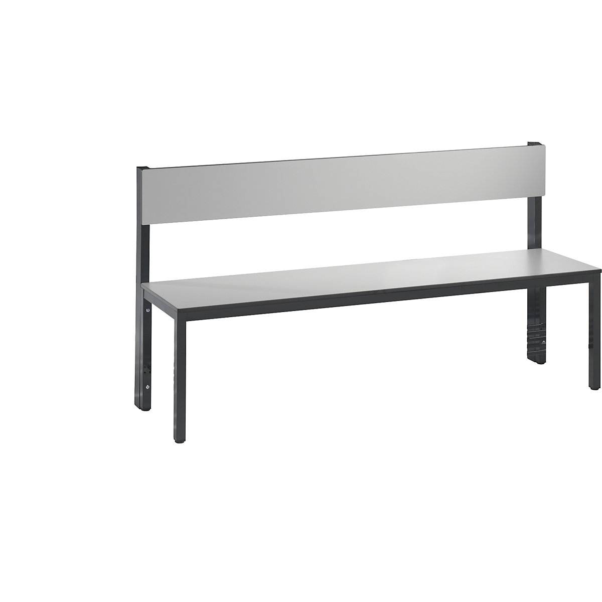 Panca per spogliatoi COMFORT, un lato utile – C+P
