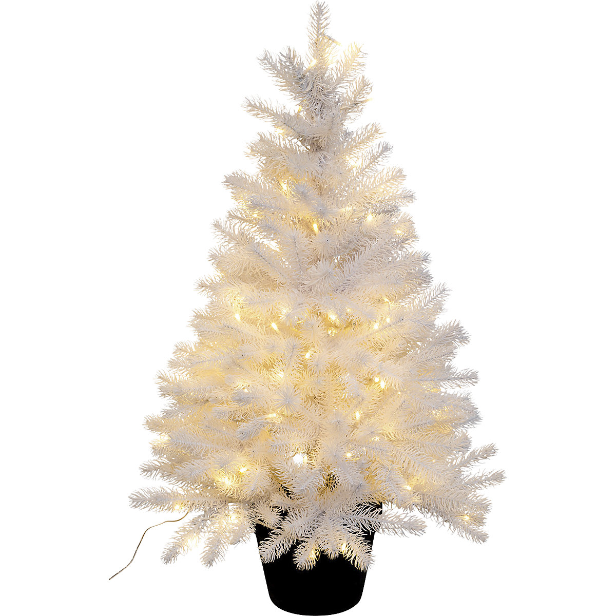 Albero di Natale artificiale in vaso