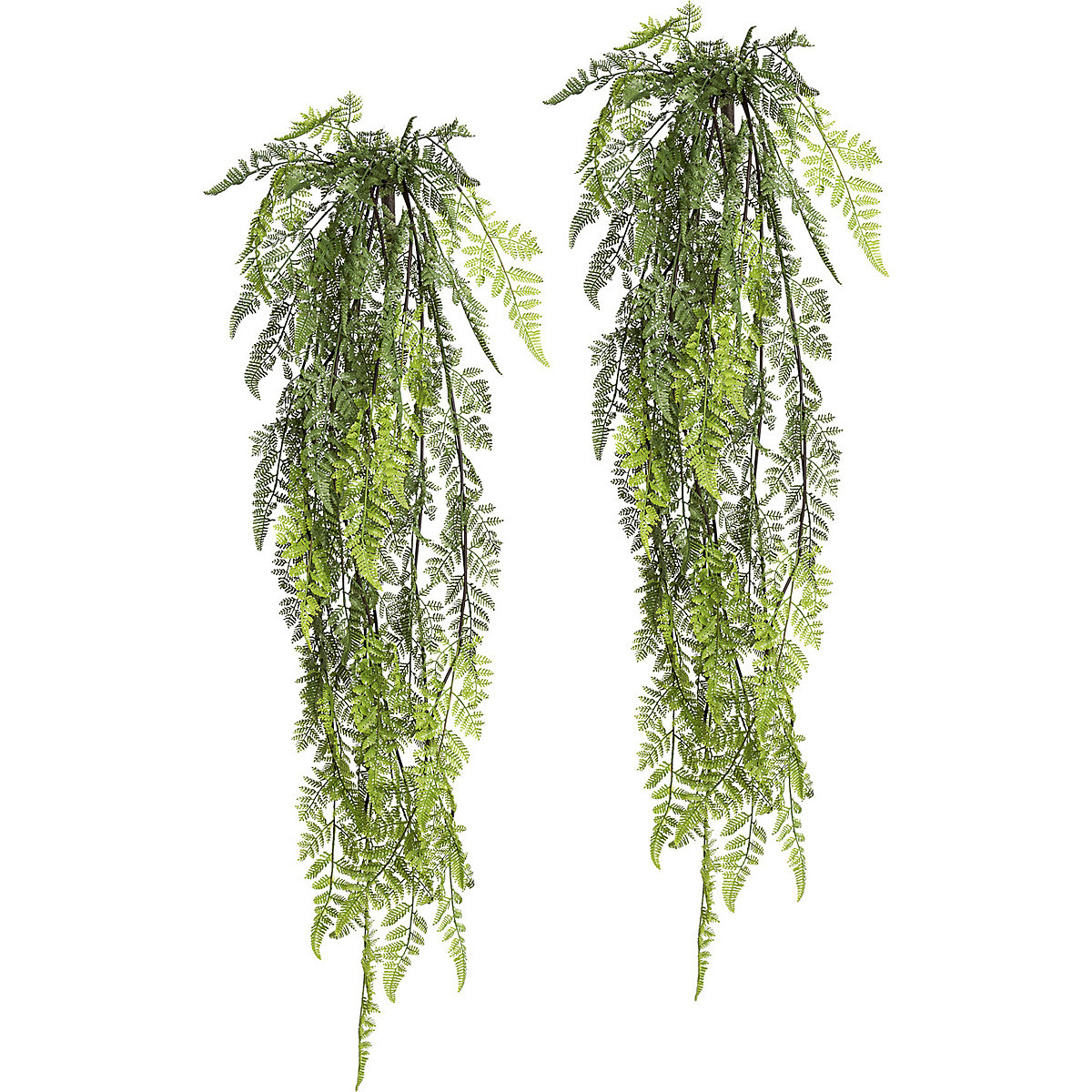 Felce pendente, conf. da 2 pz., lunghezza 1140 mm, verde-0