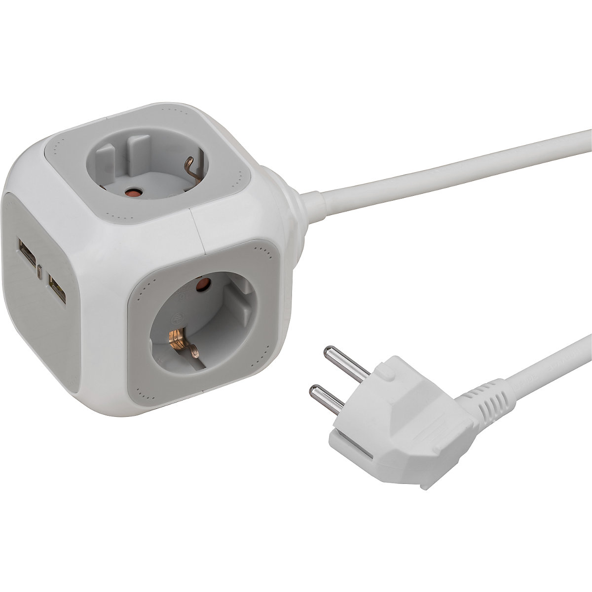 Multipresa a cubo ALEA Power con caricatore USB – Brennenstuhl