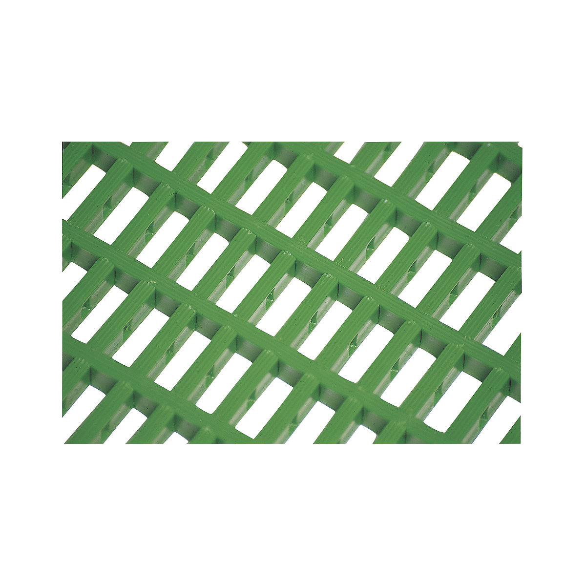 Stuoia antiaffaticamento in vinile, COBAmat® – COBA, a trama doppia, al metro lineare, dimensioni maglie 10 x 22 mm, verde-0