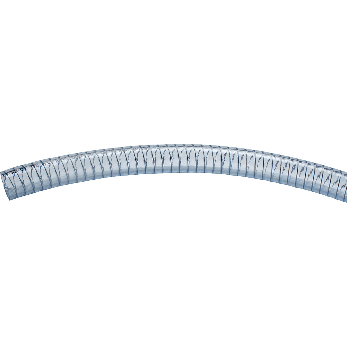 Tubo flessibile in PVC, trasparente con spirale in acciaio - Jessberger
